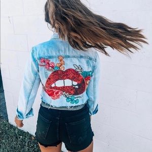 Custom denim jacket